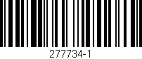 Código de barras (EAN, GTIN, SKU, ISBN): '277734-1'