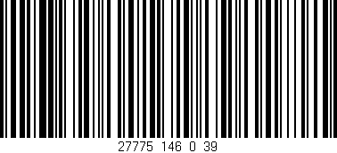 Código de barras (EAN, GTIN, SKU, ISBN): '27775_146_0_39'