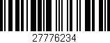 Código de barras (EAN, GTIN, SKU, ISBN): '27776234'