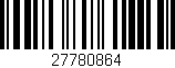 Código de barras (EAN, GTIN, SKU, ISBN): '27780864'