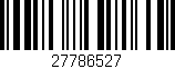 Código de barras (EAN, GTIN, SKU, ISBN): '27786527'