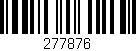 Código de barras (EAN, GTIN, SKU, ISBN): '277876'