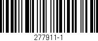 Código de barras (EAN, GTIN, SKU, ISBN): '277911-1'