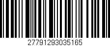 Código de barras (EAN, GTIN, SKU, ISBN): '27791293035165'