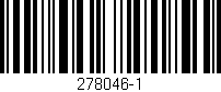 Código de barras (EAN, GTIN, SKU, ISBN): '278046-1'