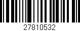 Código de barras (EAN, GTIN, SKU, ISBN): '27810532'