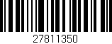 Código de barras (EAN, GTIN, SKU, ISBN): '27811350'