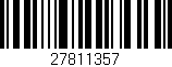 Código de barras (EAN, GTIN, SKU, ISBN): '27811357'