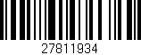 Código de barras (EAN, GTIN, SKU, ISBN): '27811934'
