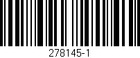Código de barras (EAN, GTIN, SKU, ISBN): '278145-1'