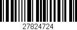 Código de barras (EAN, GTIN, SKU, ISBN): '27824724'