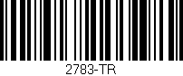Código de barras (EAN, GTIN, SKU, ISBN): '2783-TR'