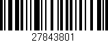 Código de barras (EAN, GTIN, SKU, ISBN): '27843801'