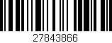 Código de barras (EAN, GTIN, SKU, ISBN): '27843866'