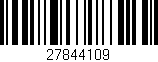 Código de barras (EAN, GTIN, SKU, ISBN): '27844109'