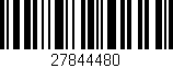 Código de barras (EAN, GTIN, SKU, ISBN): '27844480'