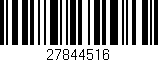 Código de barras (EAN, GTIN, SKU, ISBN): '27844516'