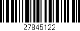 Código de barras (EAN, GTIN, SKU, ISBN): '27845122'