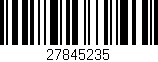Código de barras (EAN, GTIN, SKU, ISBN): '27845235'