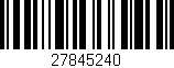 Código de barras (EAN, GTIN, SKU, ISBN): '27845240'