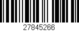 Código de barras (EAN, GTIN, SKU, ISBN): '27845266'