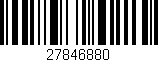 Código de barras (EAN, GTIN, SKU, ISBN): '27846880'