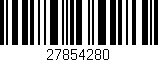 Código de barras (EAN, GTIN, SKU, ISBN): '27854280'