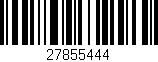 Código de barras (EAN, GTIN, SKU, ISBN): '27855444'