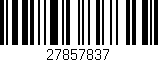 Código de barras (EAN, GTIN, SKU, ISBN): '27857837'