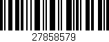 Código de barras (EAN, GTIN, SKU, ISBN): '27858579'
