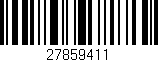 Código de barras (EAN, GTIN, SKU, ISBN): '27859411'