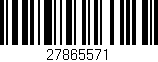 Código de barras (EAN, GTIN, SKU, ISBN): '27865571'