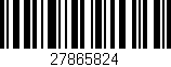 Código de barras (EAN, GTIN, SKU, ISBN): '27865824'