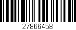 Código de barras (EAN, GTIN, SKU, ISBN): '27866458'