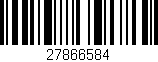 Código de barras (EAN, GTIN, SKU, ISBN): '27866584'