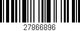 Código de barras (EAN, GTIN, SKU, ISBN): '27866896'