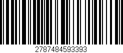 Código de barras (EAN, GTIN, SKU, ISBN): '2787484593393'
