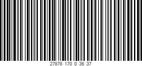 Código de barras (EAN, GTIN, SKU, ISBN): '27878_170_0_36/37'