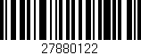 Código de barras (EAN, GTIN, SKU, ISBN): '27880122'