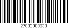 Código de barras (EAN, GTIN, SKU, ISBN): '27882008938'
