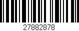 Código de barras (EAN, GTIN, SKU, ISBN): '27882878'