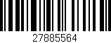 Código de barras (EAN, GTIN, SKU, ISBN): '27885564'