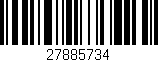 Código de barras (EAN, GTIN, SKU, ISBN): '27885734'