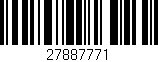 Código de barras (EAN, GTIN, SKU, ISBN): '27887771'