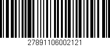 Código de barras (EAN, GTIN, SKU, ISBN): '27891106002121'