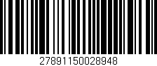 Código de barras (EAN, GTIN, SKU, ISBN): '27891150028948'