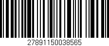 Código de barras (EAN, GTIN, SKU, ISBN): '27891150038565'