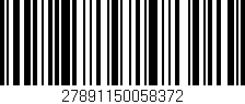 Código de barras (EAN, GTIN, SKU, ISBN): '27891150058372'