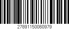 Código de barras (EAN, GTIN, SKU, ISBN): '27891150060979'
