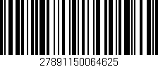 Código de barras (EAN, GTIN, SKU, ISBN): '27891150064625'